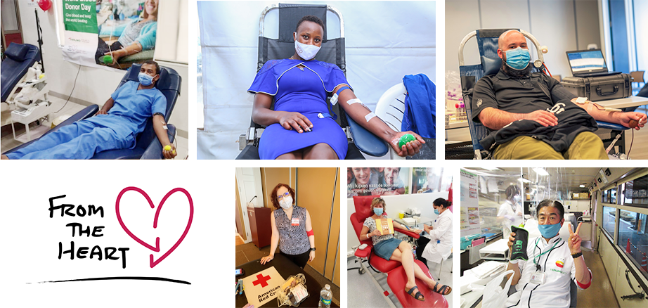 Terumo Blood and Cell Technology Associates around the world rolled up their sleeves to donate blood and save lives.