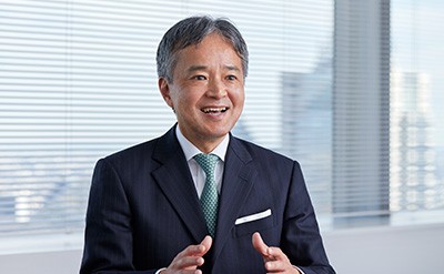 Image of CEO message / Hikaru Samejima Chief Executive Officer