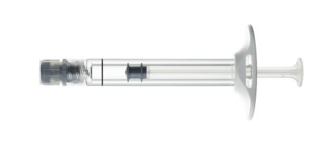 PLAJEX™ 0.5mL Luer Lock Silicone oil-free pre-fillable syringe
